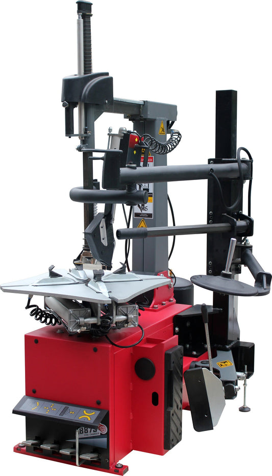 TC-1300 Tire Changer - Tilt back Press Arm w/ Lever less Demount Tool