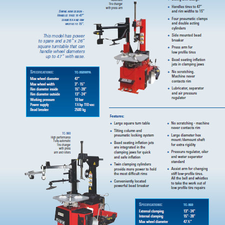 TC-950 Tire Changer