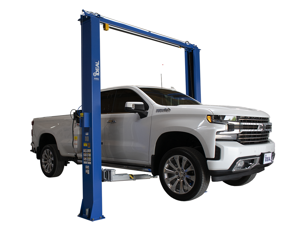 Tuxedo TP10KAC-DX 10,000 LB ALI Certified Clear Floor Two-Post Car Lift