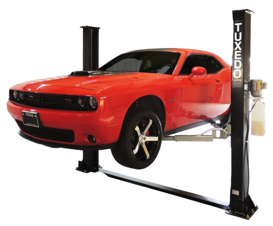 9K Two-Post Floor-Plate Car Lift- TP9KF-TUX